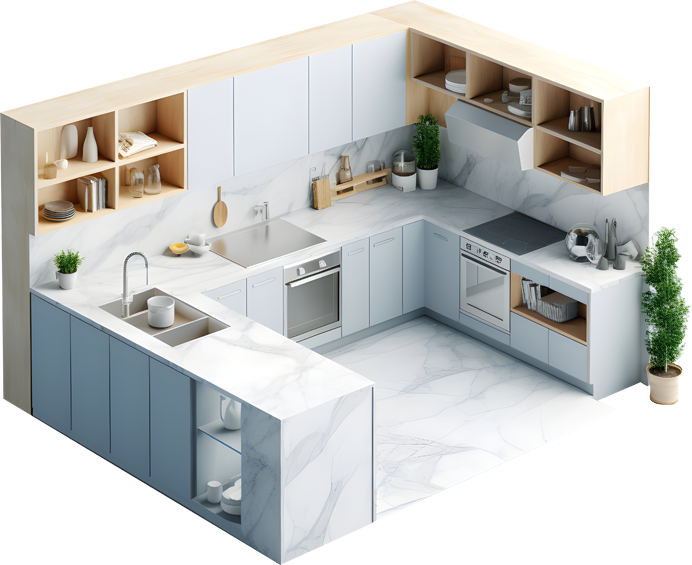 Glow Kraft premium modular kitchen