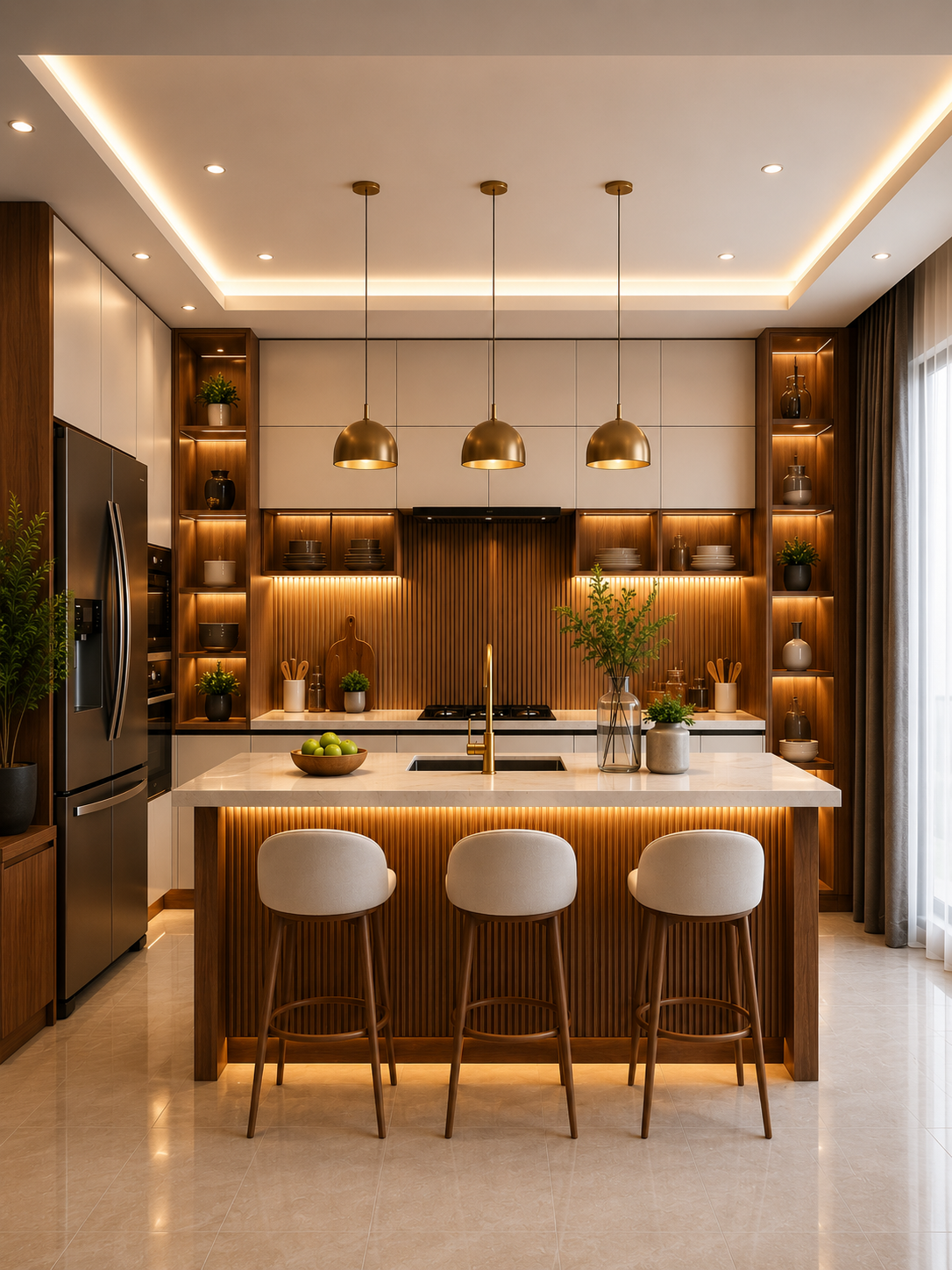 Glow Kraft premium modular kitchen interior