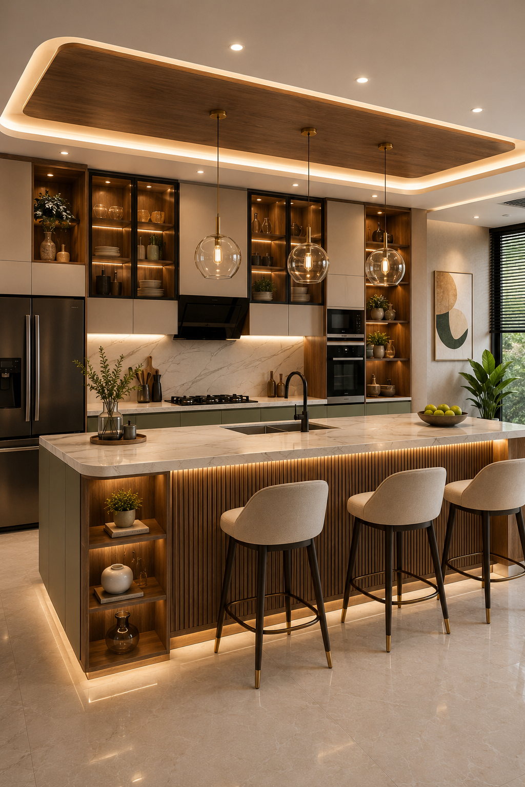 Glow Kraft premium kitchen ceiling and furniture finish
