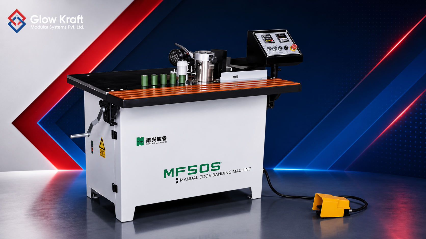 Glow Kraft manual edge banding machine