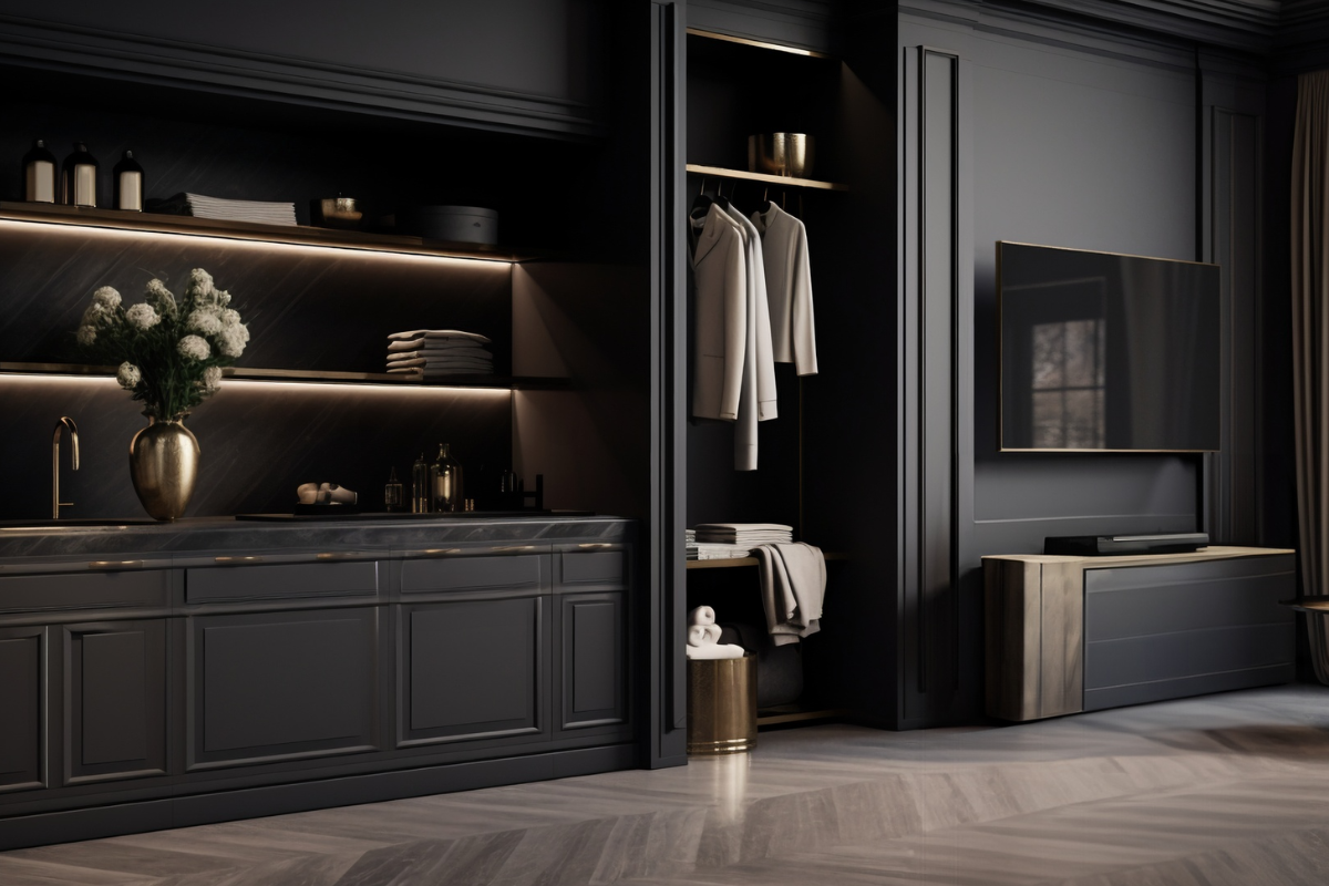 Glow Kraft wardrobe and dressing unit project
