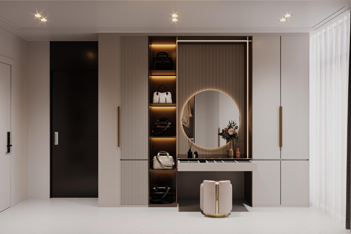 Glow Kraft luxury wardrobe project